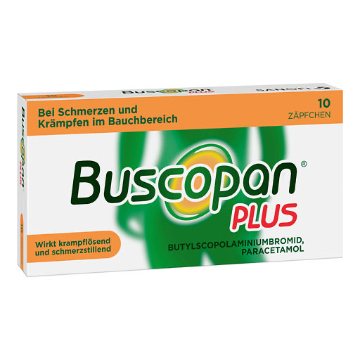 BUSCOPAN plus 10 mg/800 mg Suppositorien