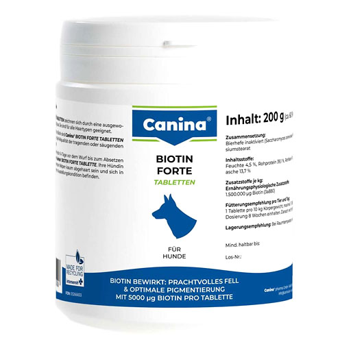 BIOTIN FORTE Tabletten vet.