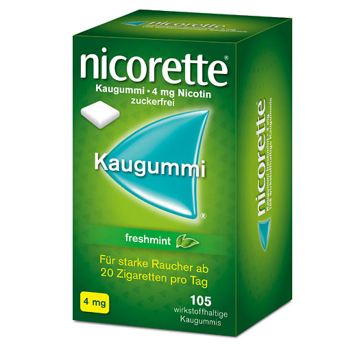 nicorette&reg; Kaugummi freshmint, 4 mg Nikotin