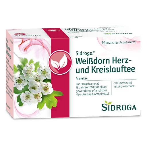 SIDROGA Wei&szlig;dorn Herz- und Kreislauftee Filterb.