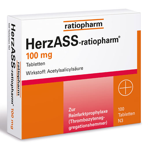 HERZASS-ratiopharm 100 mg Tabletten