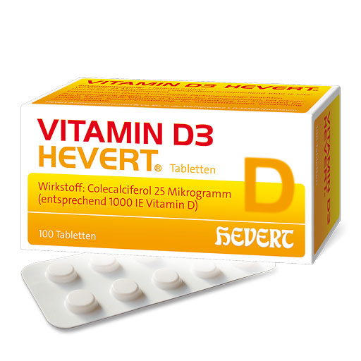 VITAMIN D3 HEVERT Tabletten