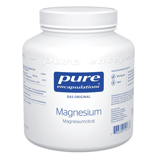 PURE ENCAPSULATIONS Magnesium Magn.Citrat Kapseln