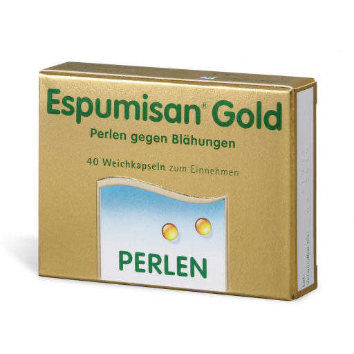 ESPUMISAN Gold Perlen gegen Bl&auml;hungen