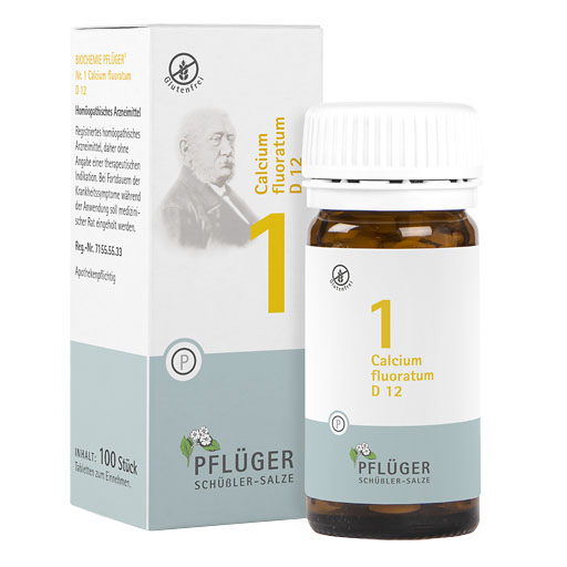 BIOCHEMIE Pfl&uuml;ger 1 Calcium fluoratum D 12 Tabl.