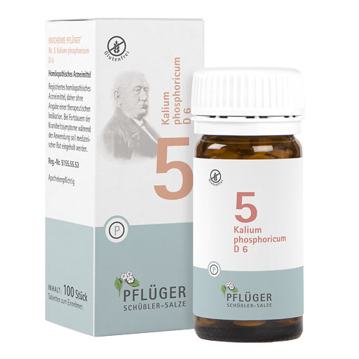 BIOCHEMIE Pfl&uuml;ger 5 Kalium phosphoricum D 6 Tabl.