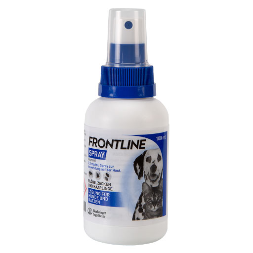 FRONTLINE Spray gegen Zecken und Fl&ouml;he f&uuml;r Hunde und Katzen