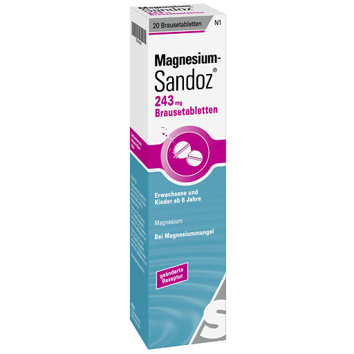 MAGNESIUM SANDOZ 243 mg Brausetabletten