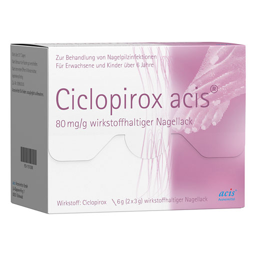 CICLOPIROX acis 80 mg/g wirkstoffhalt.Nagellack