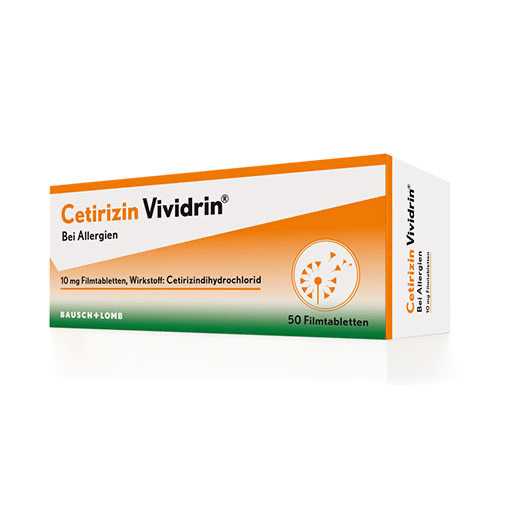 CETIRIZIN Vividrin 10 mg Filmtabletten