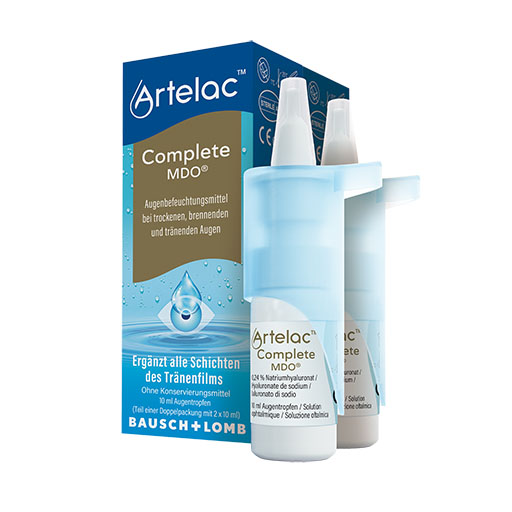 ARTELAC Complete MDO Augentropfen f&uuml;r trockene/tr&auml;nende Augen