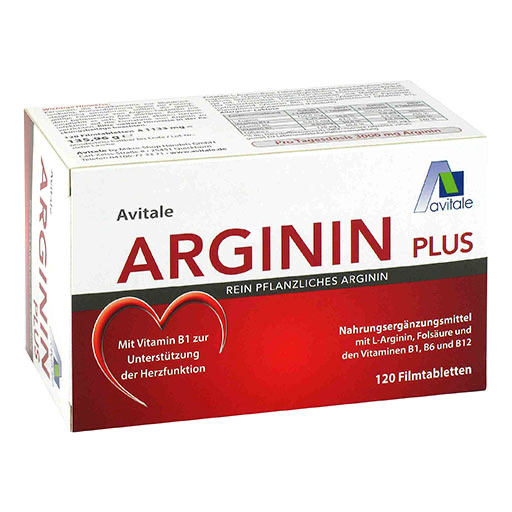 ARGININ PLUS Vitamin B1+B6+B12+Fols&auml;ure Filmtabl.