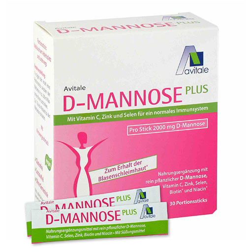 D-MANNOSE PLUS 2000 mg Sticks m.Vit.u.Mineralstof.