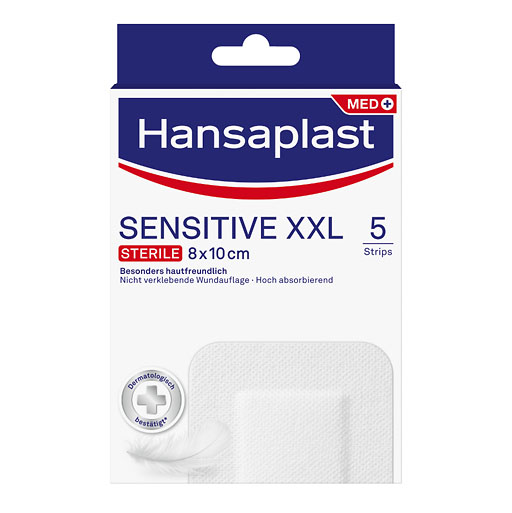 HANSAPLAST Sensitive Wundverband steril 8x10 cm