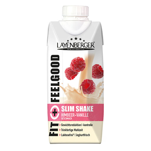 LAYENBERGER Fit+Feelgood Slim Shake Himbeer-Vanil.