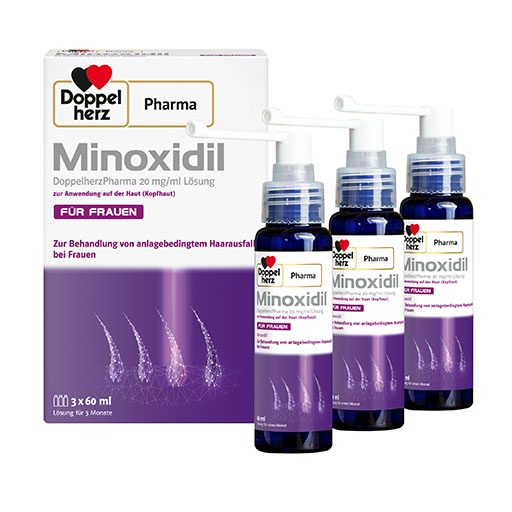 MINOXIDIL DoppelherzPharma 20mg/ml Lsg.Anw.Haut Frau