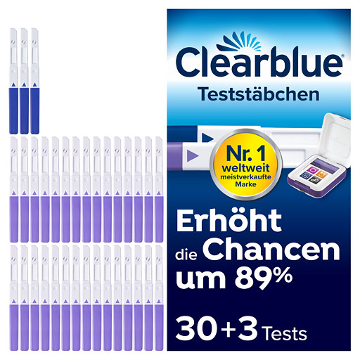 CLEARBLUE Fertilit&auml;tsmonitor Testst&auml;bchen 30+3