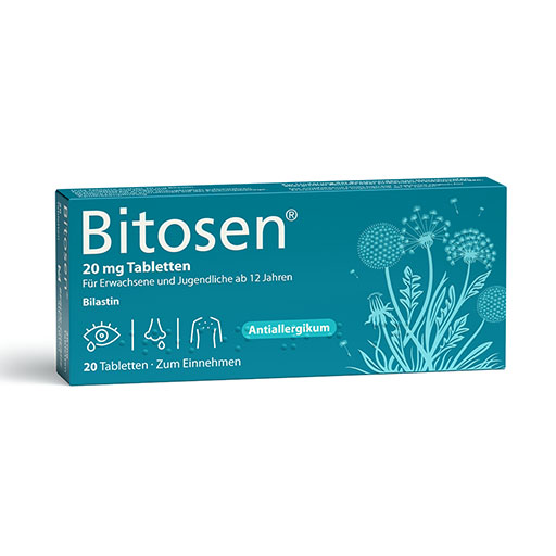 BITOSEN 20 mg Allergie- & Heuschnupfen-Tabletten